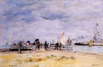 尤金 佈丹 Deauville, the Jetty